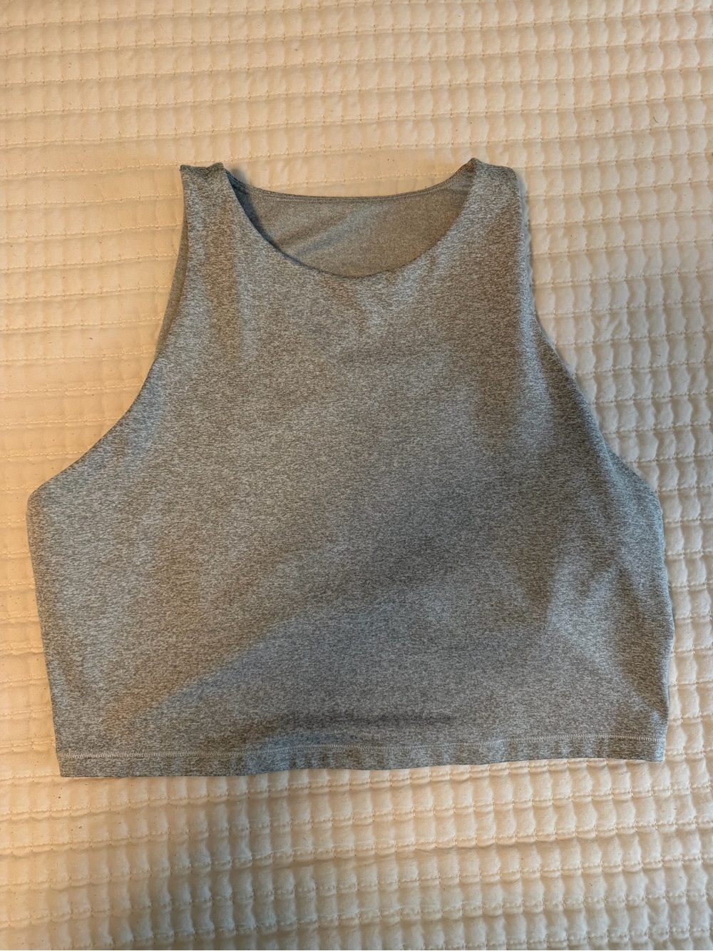 Target Gray Sleeveless Crop Tank Top